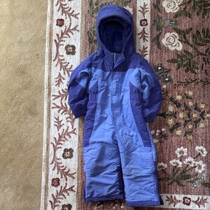L.L. Bean Blue Hooded Snowsuit - 2T